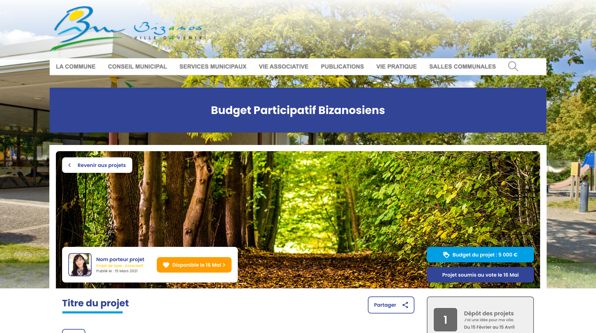 projet quorodesign budget participatif bizanos
